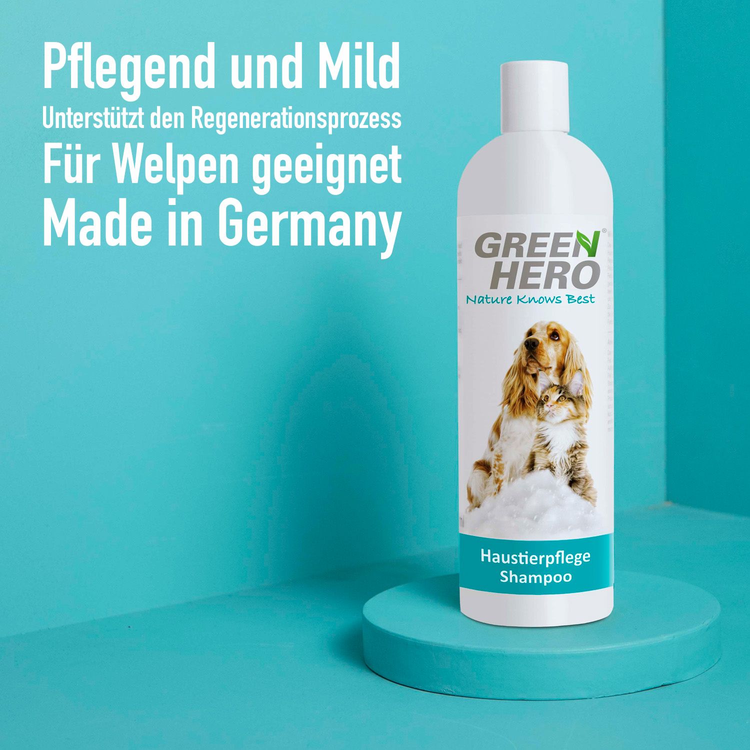 GreenHero Haustierpflegeshampoo gegen Juckreiz