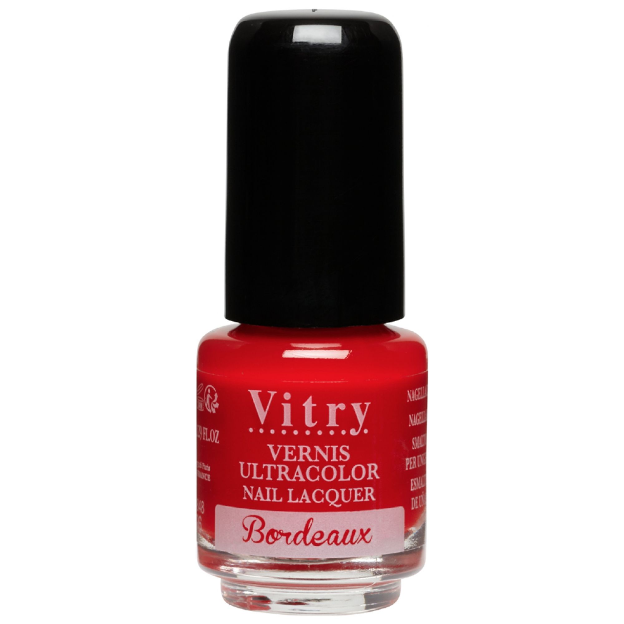 Vitry Mini Nagellack dark red 4 ml