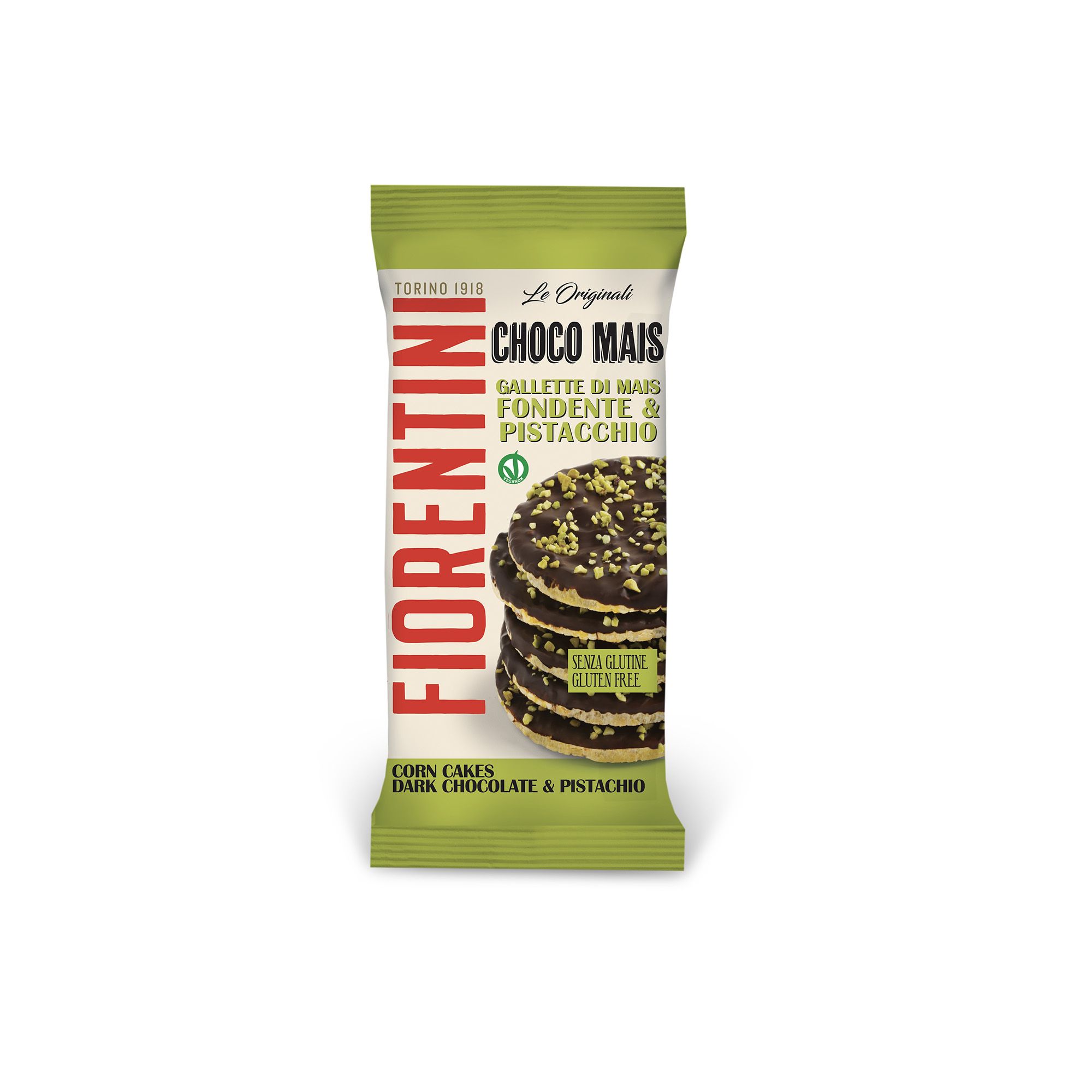 Gallette di Mais Fondente e Pistacchio Senza Glutine - Fiorentini