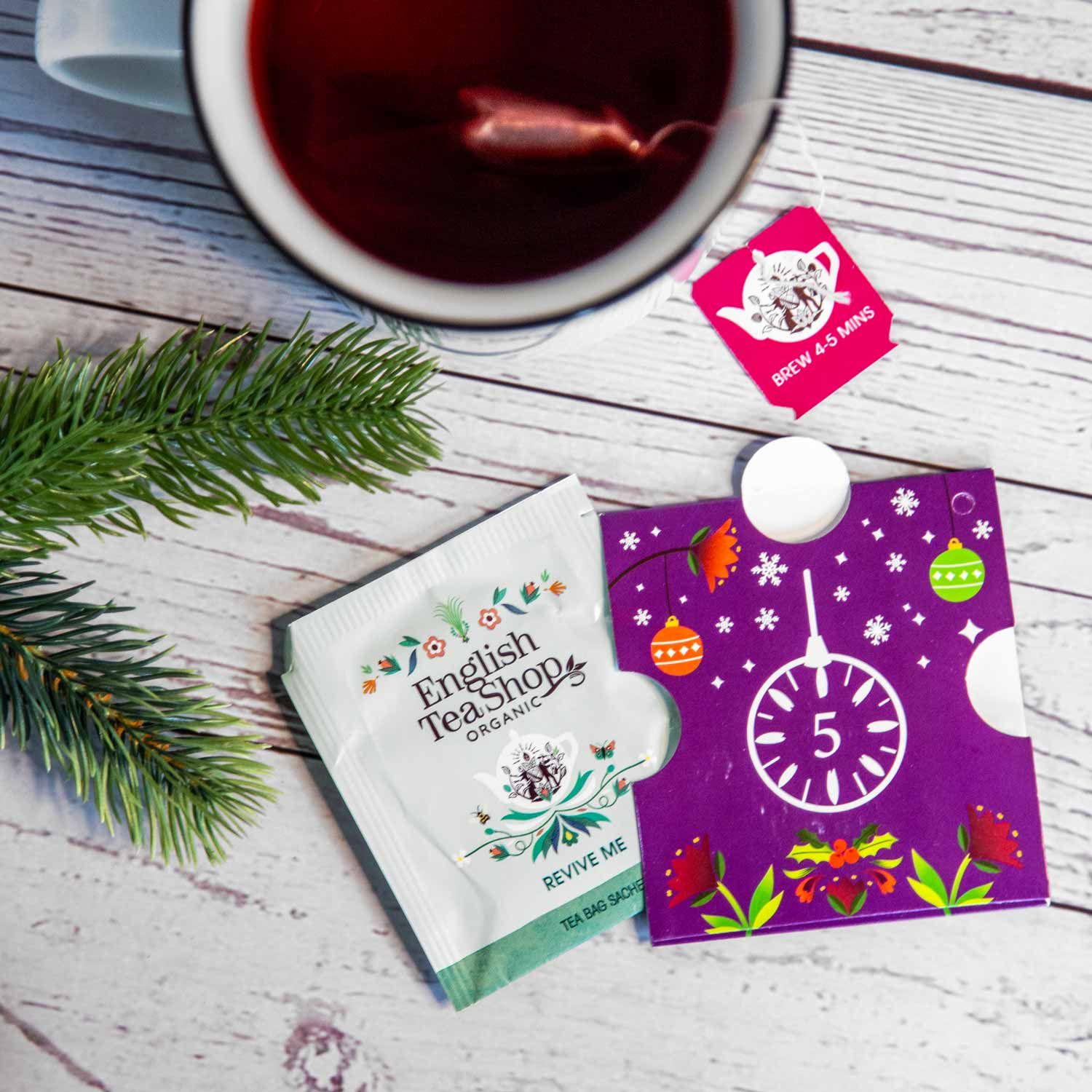 ETS - Tee Adventskalender Christmas Countdown rot bio
