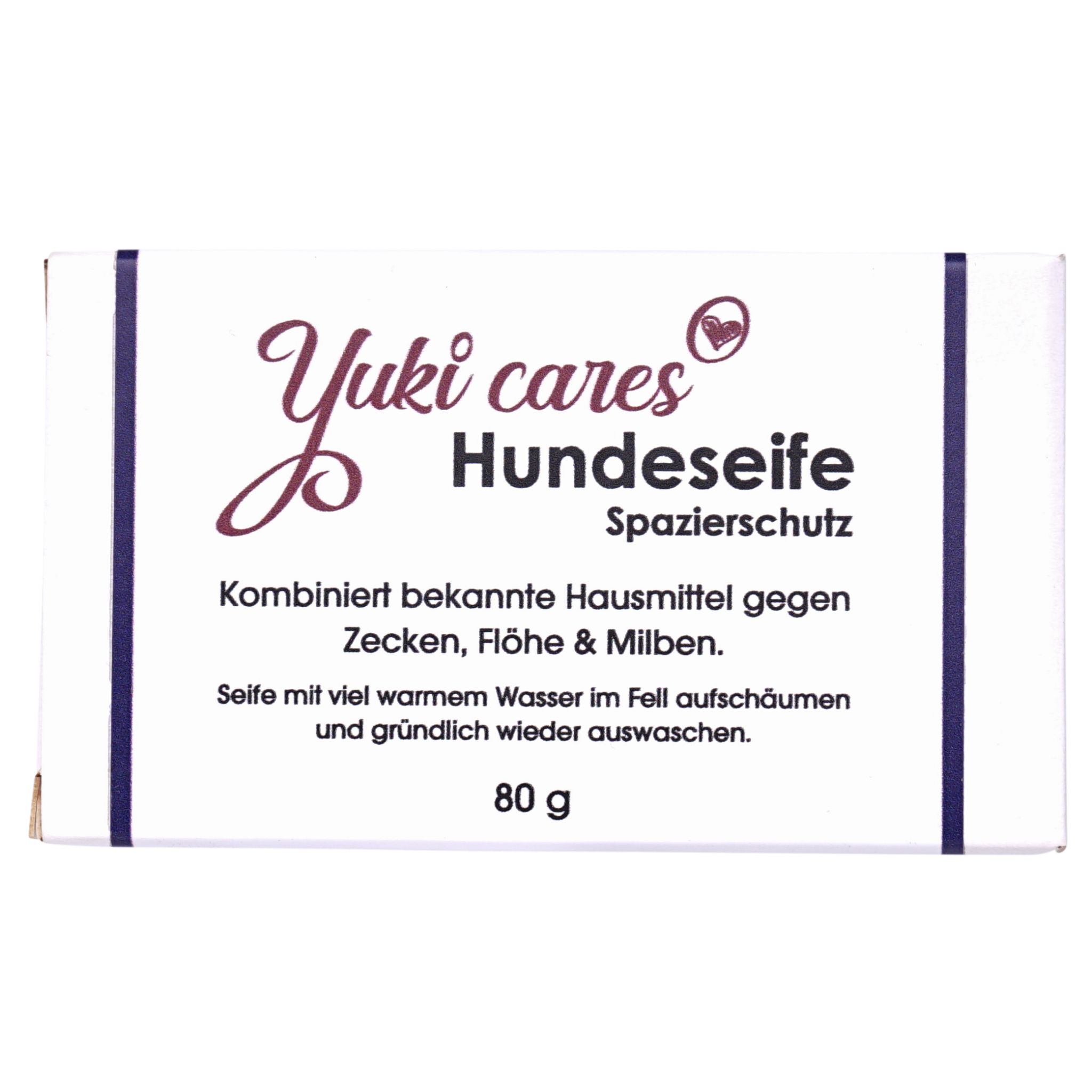 Yuki cares Hundeseife Spazierschutz