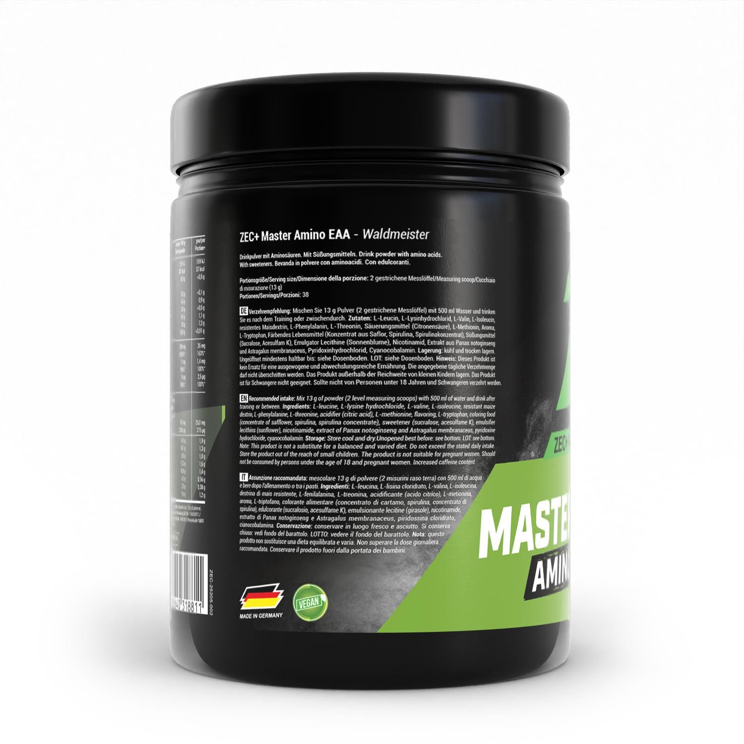 ZEC+ MASTER AMINO EAA Pulver Waldmeister