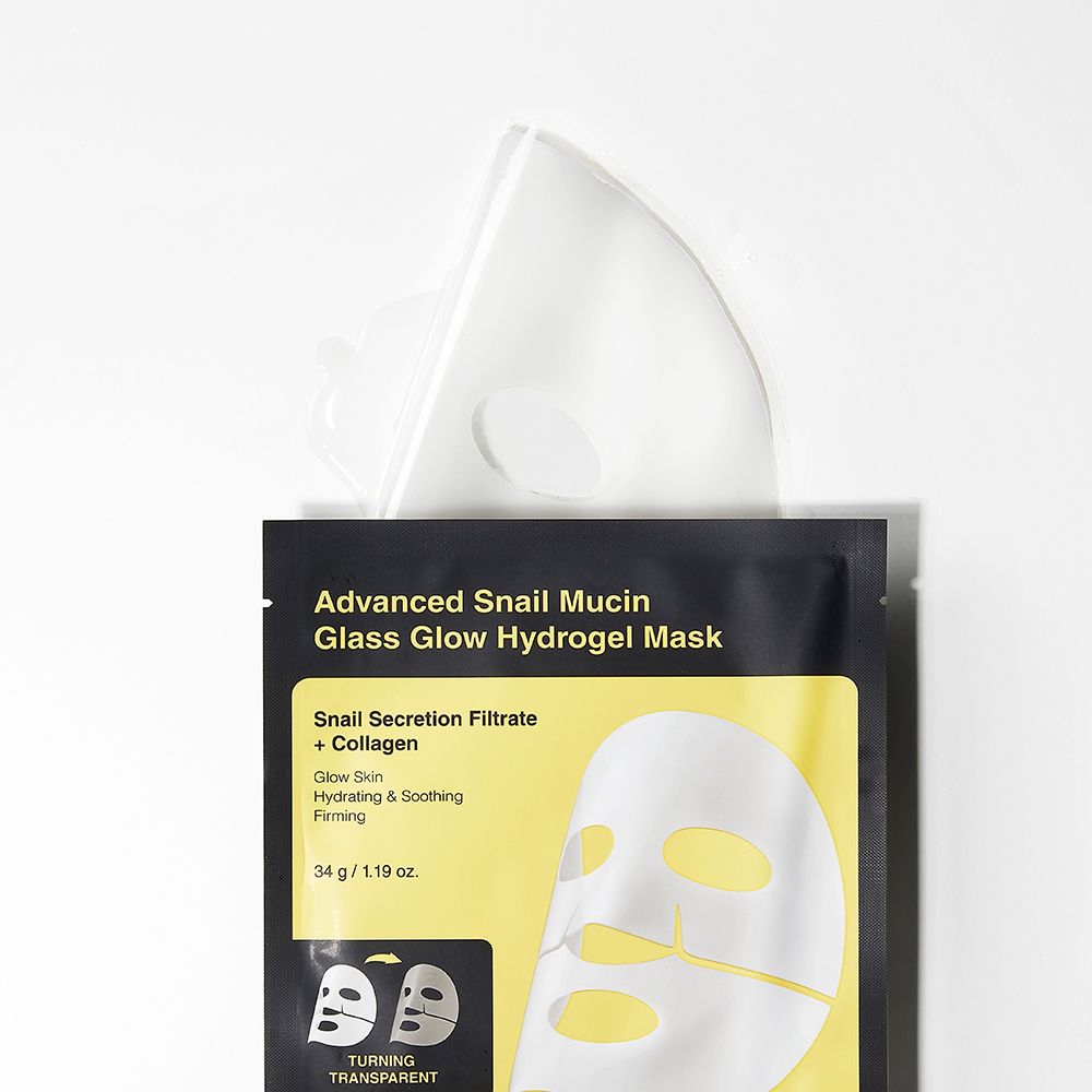 Advanced Snail Mucin Glass Glow Hydrogel Mask