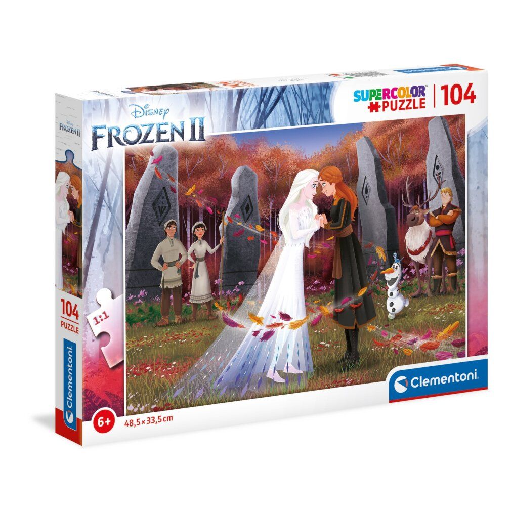 Clementoni 25719 - 104 Teile Puzzle - Frozen 2/ Die Eiskönigin 2