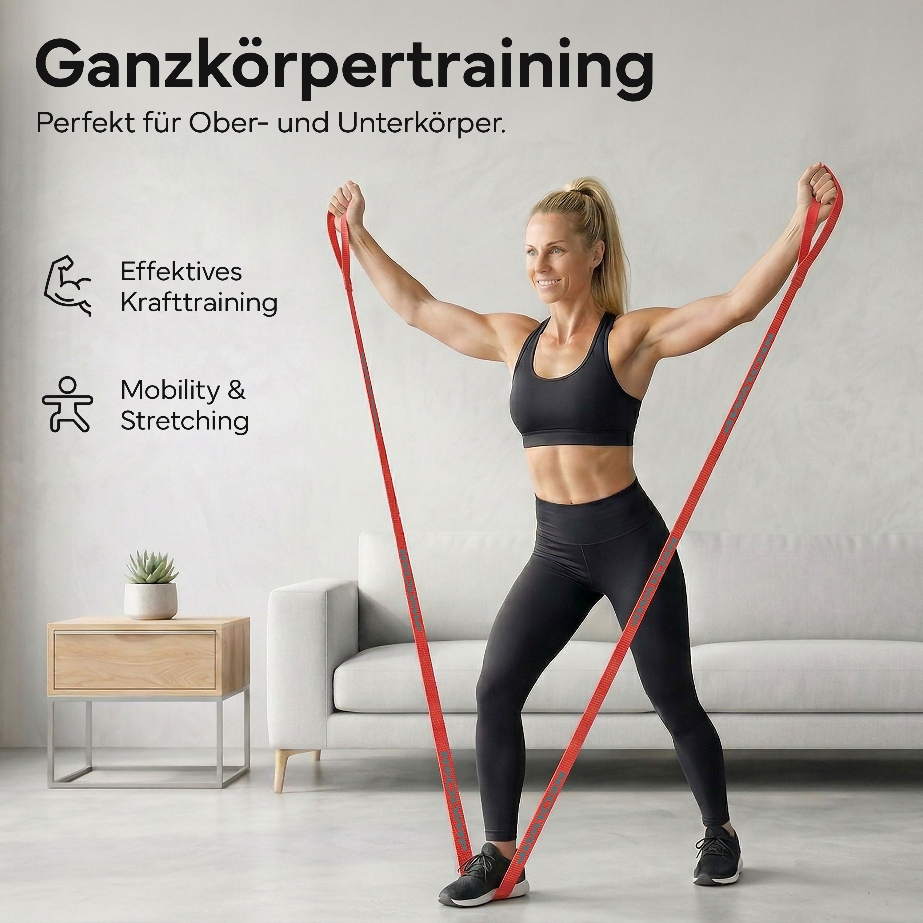 NEOLYMP Fitnessband auf Stoff