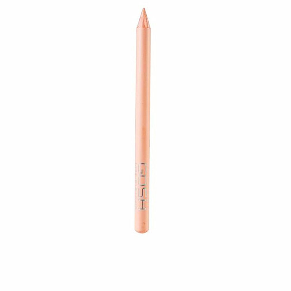 Gosh Kohl Eyeliner in Off White. Spitzer Bleistift mit silbernem Schriftzug.