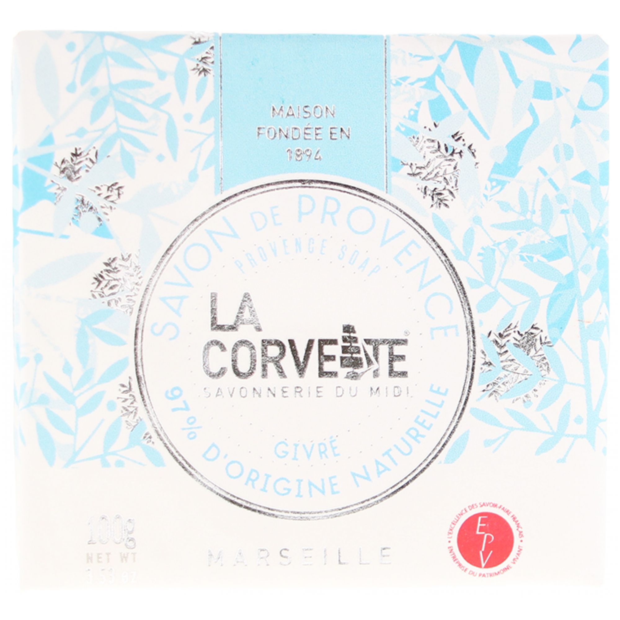 La Corvette Frosted Provence Seife 6,6x6,8x2,5 cm