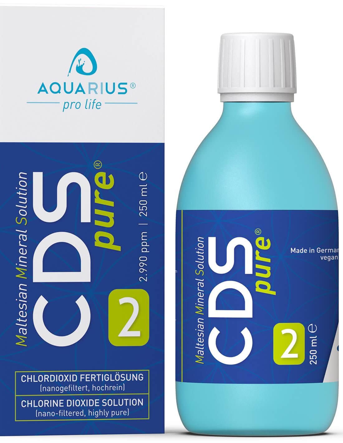 AQUARIUS pro life - CDSpure | CDS/CDL Chlordioxid-Lösung