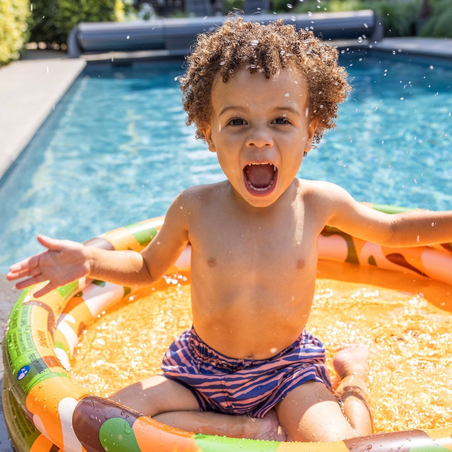 Swim Essentials UV Schwimmhose für Jungen Zebra Muster/