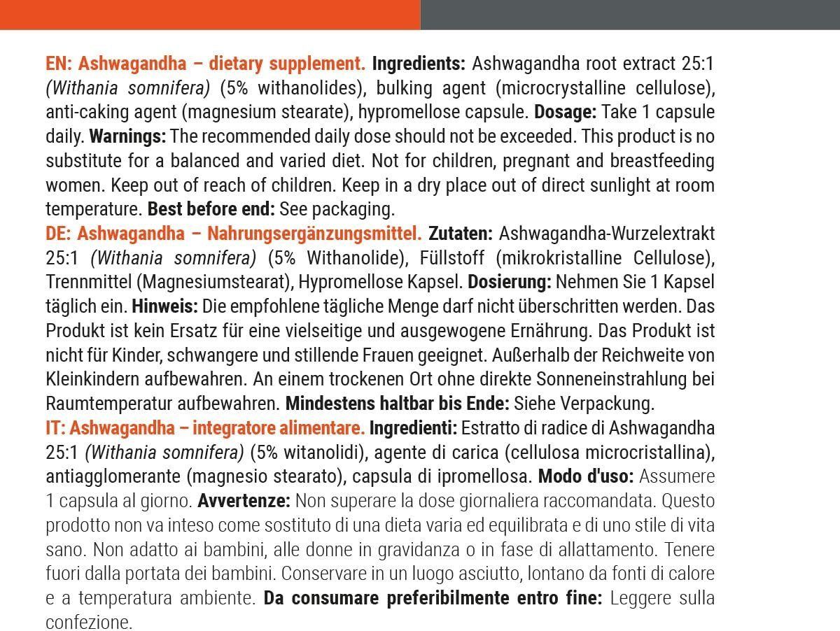 GYMBEAM Ashwagandha 500 mg Kapseln