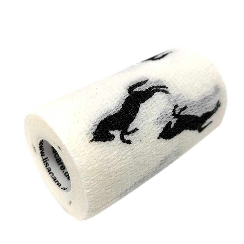 LisaCare kohäsive Bandage - Pferde Weiß - 10cm x 4,5m