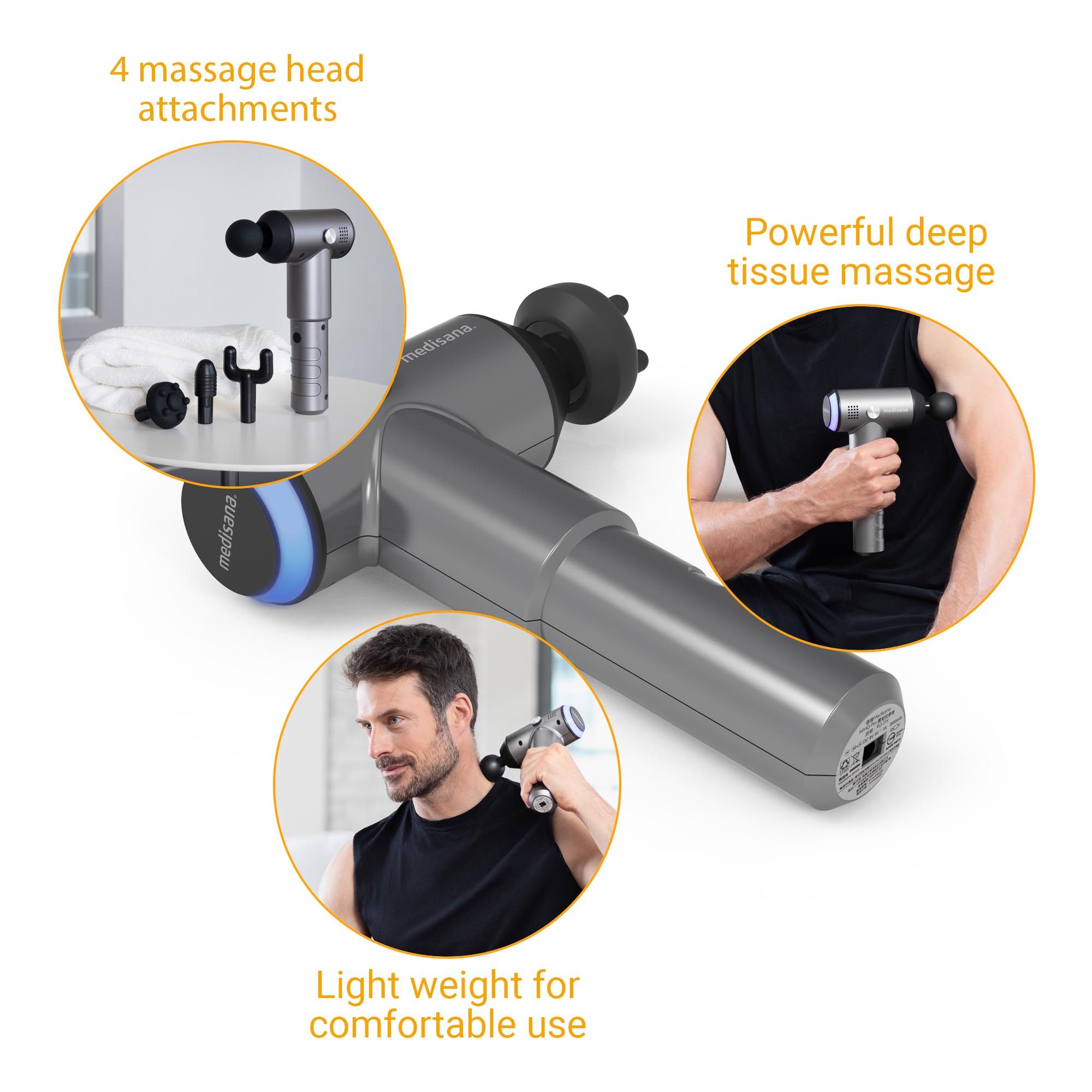 medisana MG 500 Massagepistole Pro