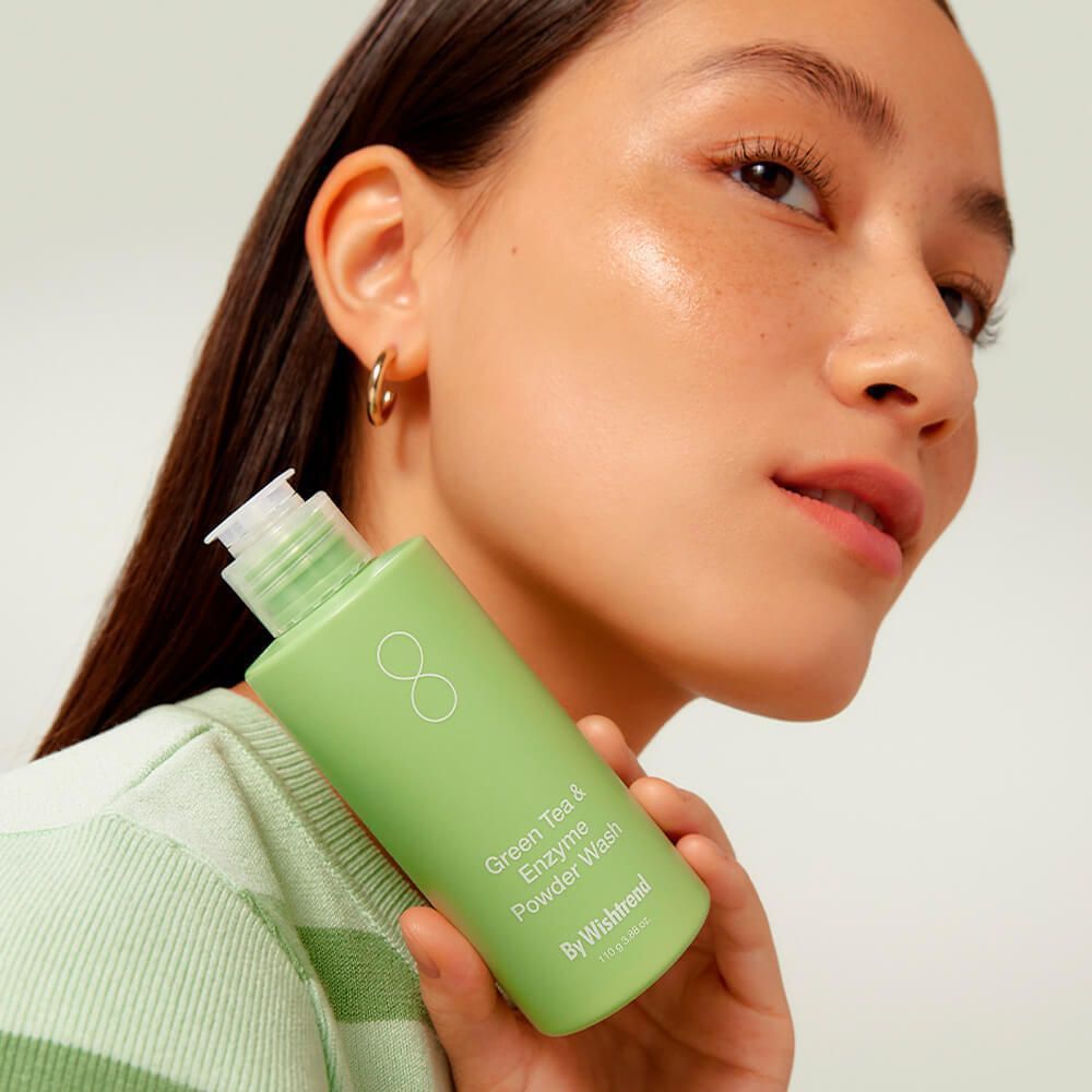By Wishtrend Green Tea &amp; Enzyme Powder Wash