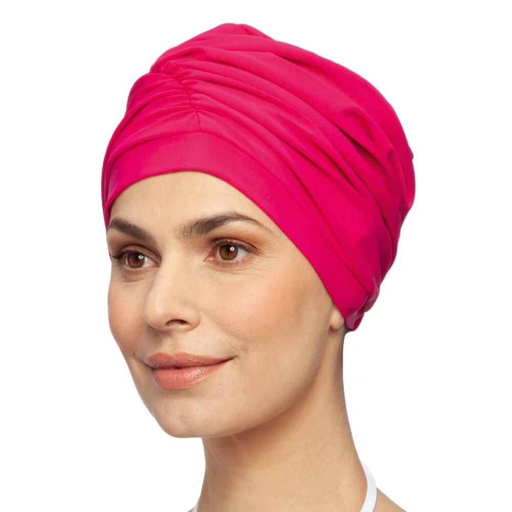 Badeturban Malu von Turbane - designs by Lofty in Sunny Pink