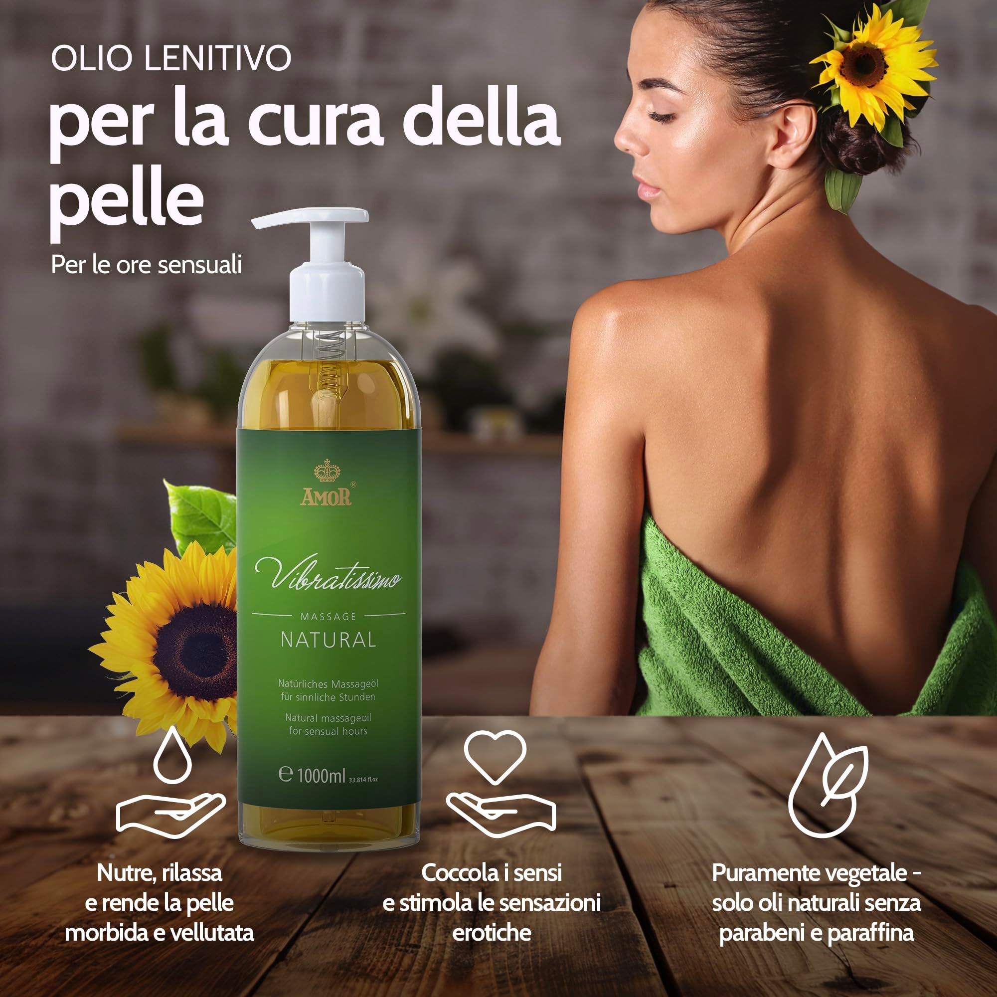 Vibratissimo Massageöl Natural