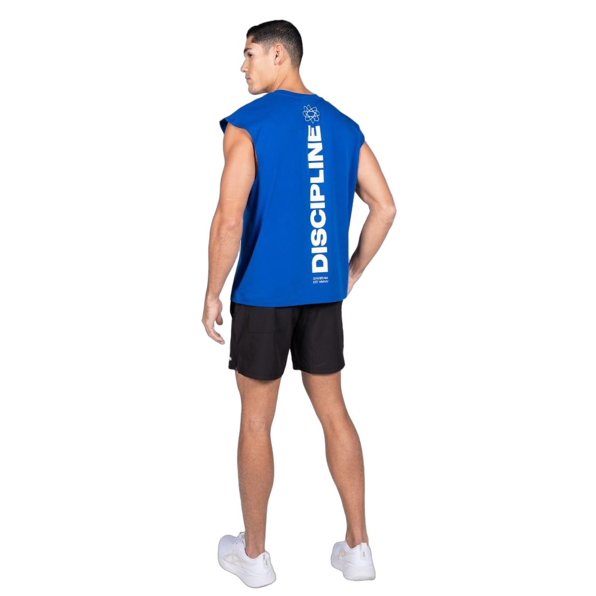 GymBeam Tanktop Herren Regular Discipline Blau