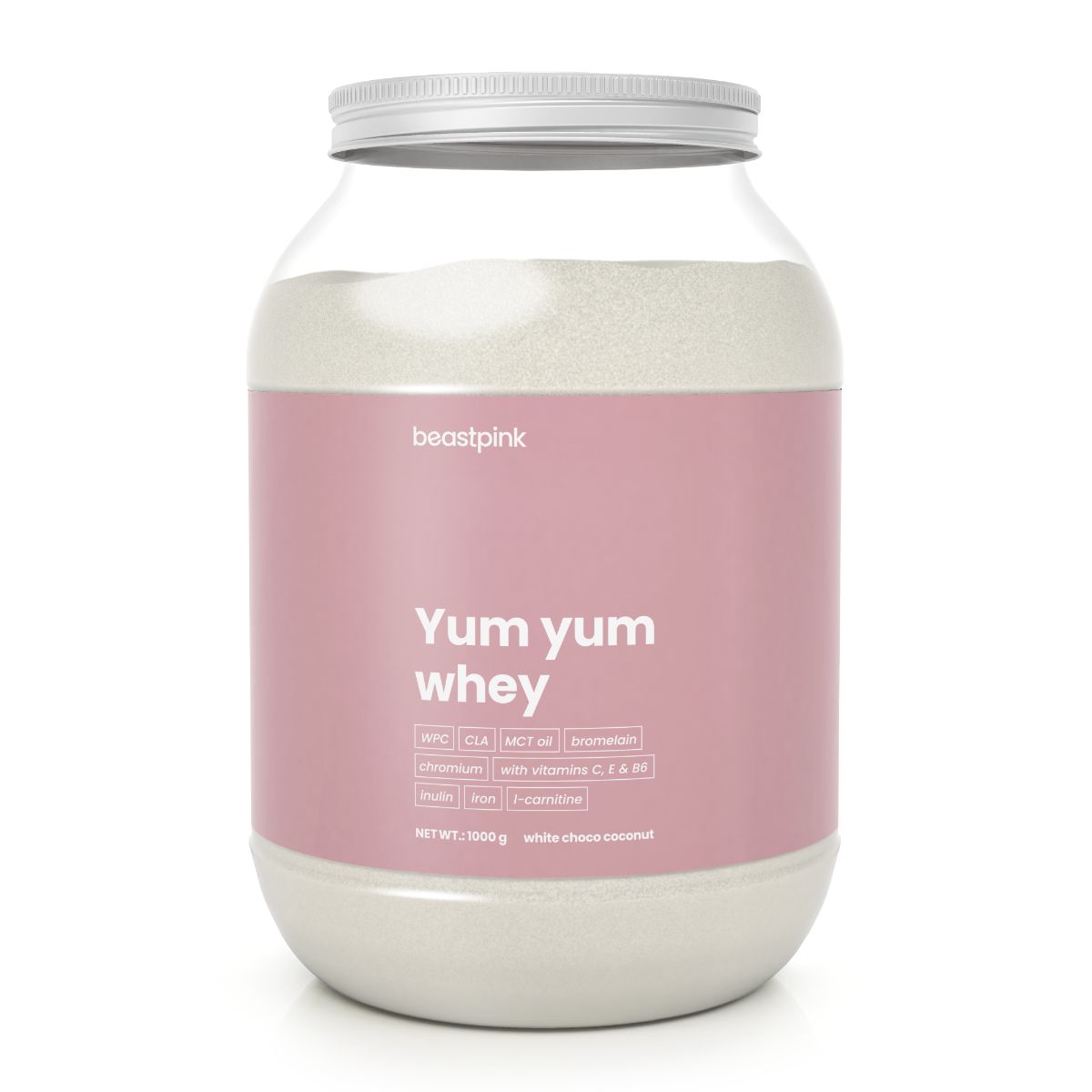 GymBeam Yum Whey Molkenprotein-Konzentrat Pulver 1000 g