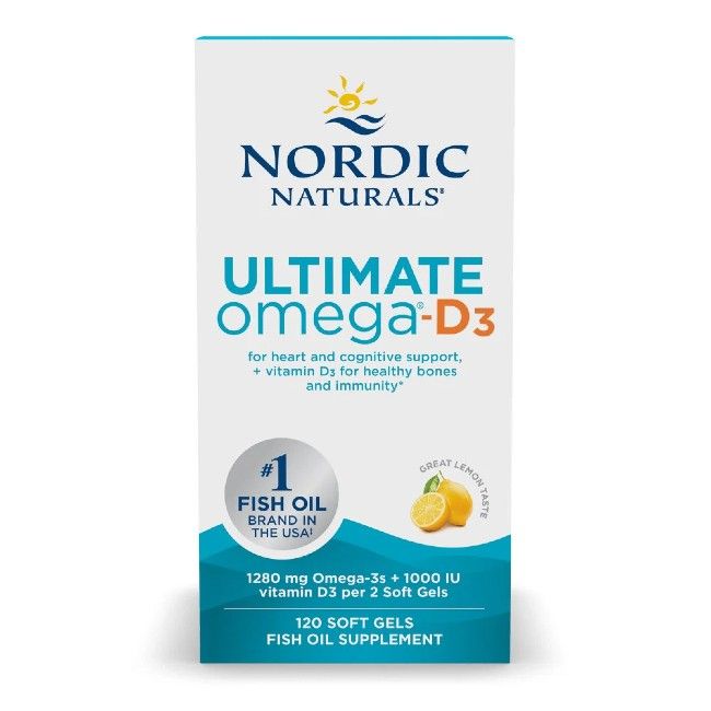 Nordic Naturals Ultimate Omega-D3 120 Pc