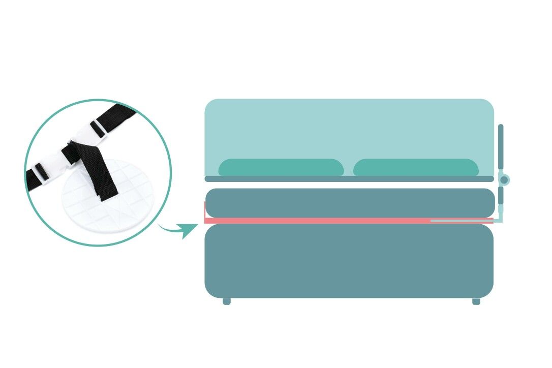 FILLIKID Bettgitter Hugo 135x50 cm