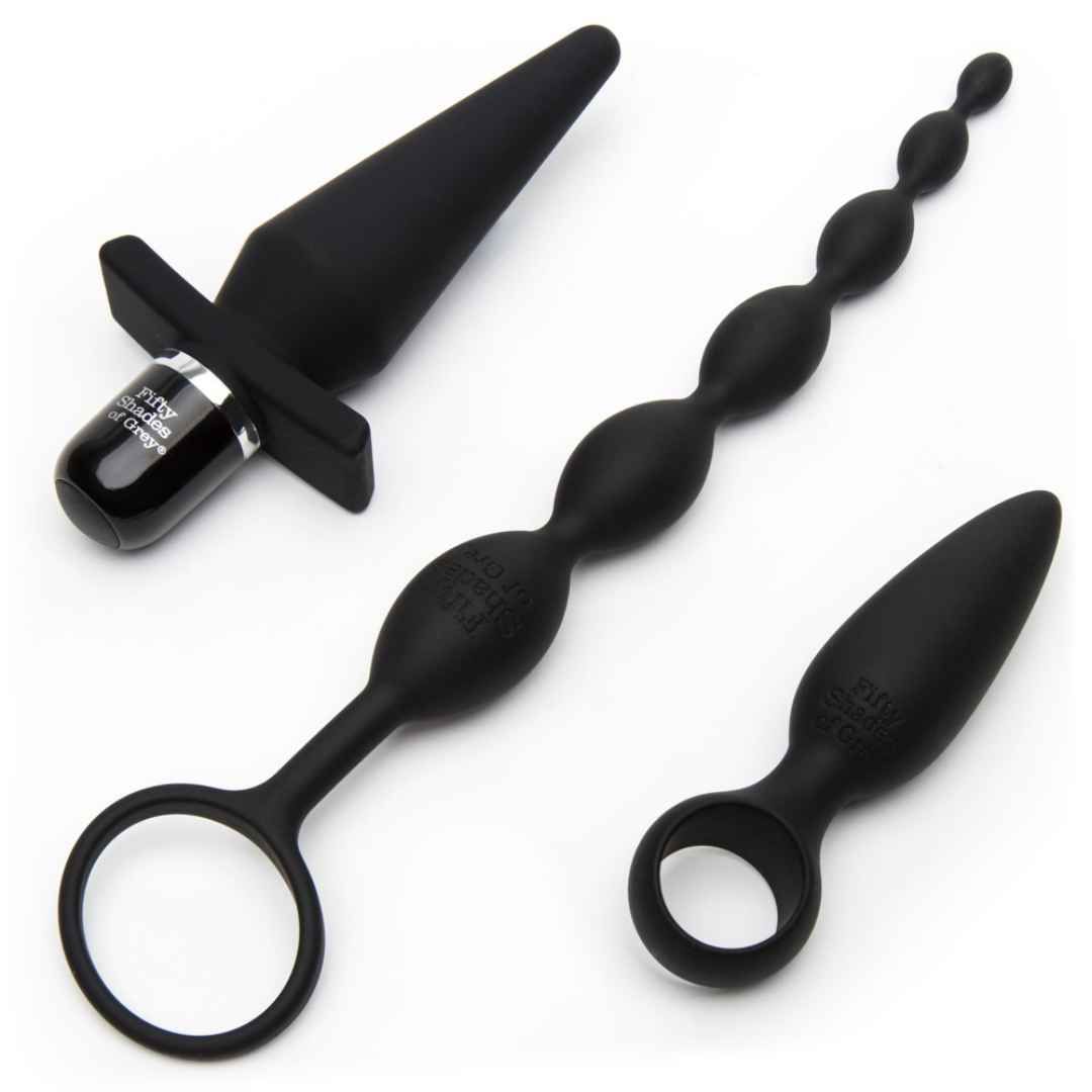 Set 'Pleasure Overload Take it Slow“ | Analdusche, Analkette, Vibro-Analplug Fifty Shades of Grey 1 St Vibrator