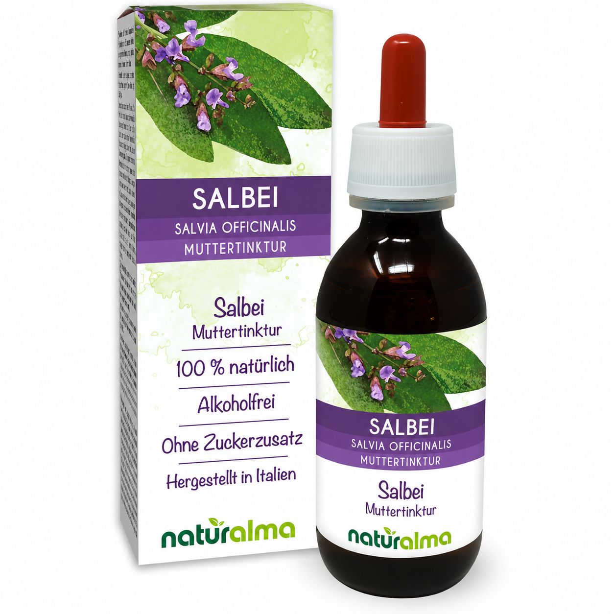 Naturalma Salbei (Salvia officinalis) alkoholfreie Tropfen 120 ml