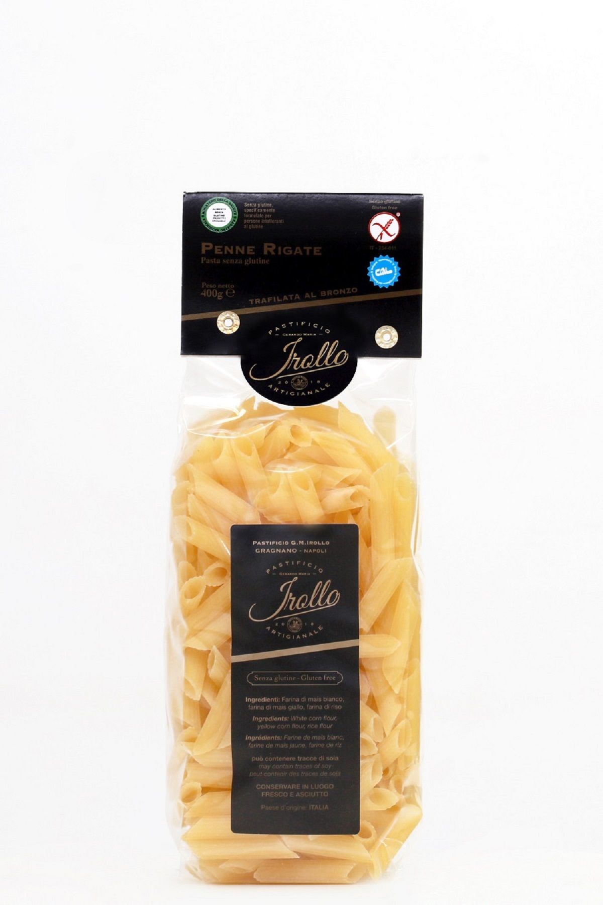 Penne Rigate Senza Glutine - Pastificio Irollo