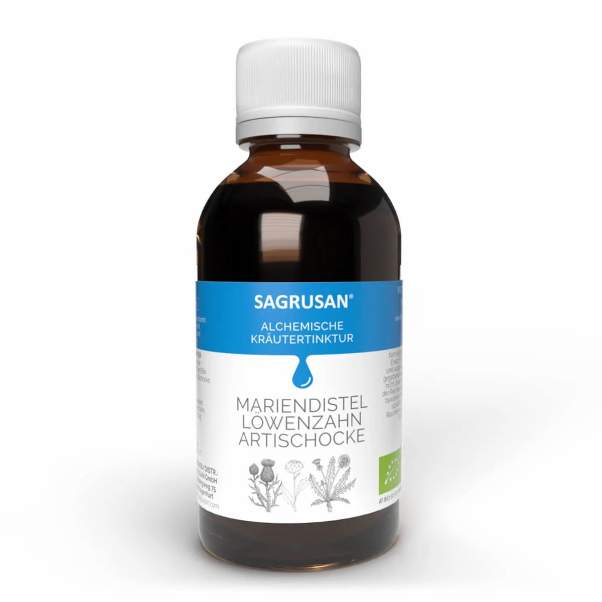 Sagrusan® Mariendistel-Löwenzahn-Artischocke Tinktur BIO 100 ml