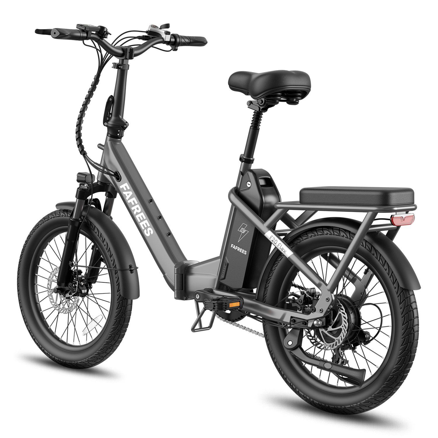 FAFREES F20 Flex Faltbares E-Bike, 25-Ah-Akku (herausnehmbar), 7-Gang-Schaltung