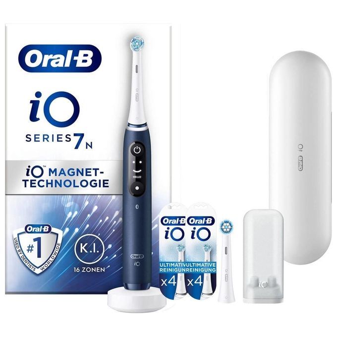 Oral-B - Elektrische Zahnbürste "iO Series 7 + Reiseetui" in Blau