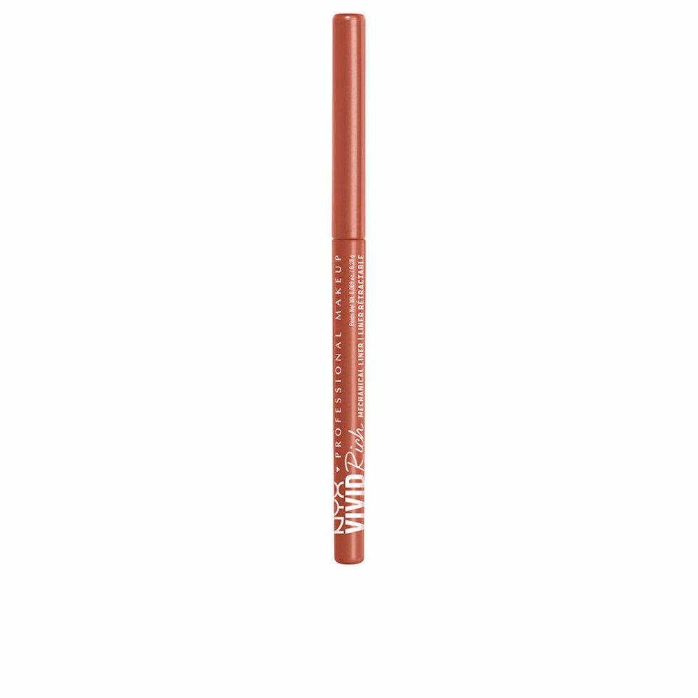 NYX Professional Makeup Eyeliner-Stift, mechanisch, Farbe #03. Zylindrische Form, braune Farbe, weißer Schriftzug.