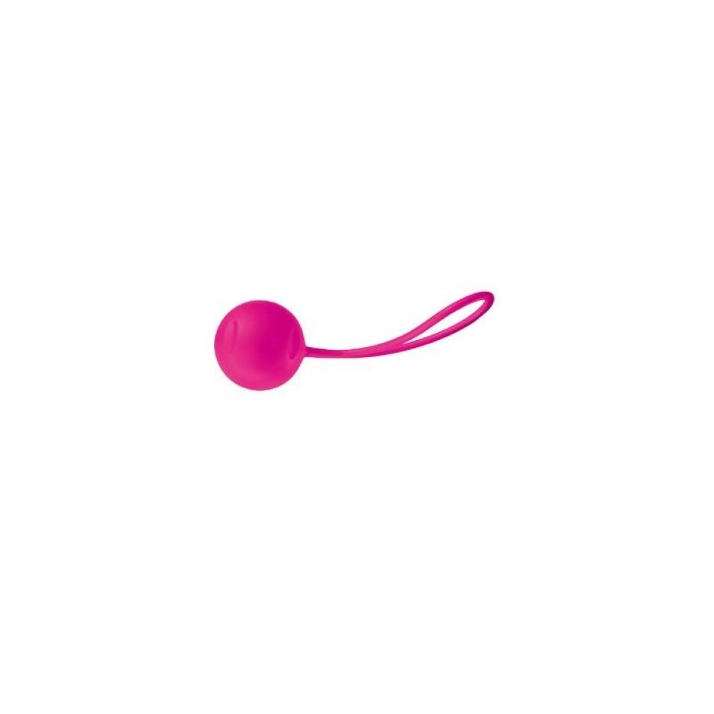 Joyballs® Trend, rosa. Kugel mit Schlaufe. Produktansicht. Weißer Hintergrund.