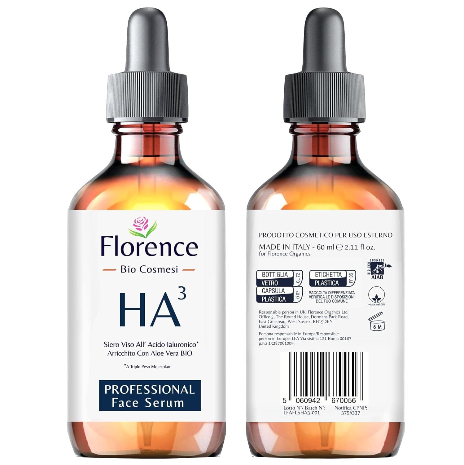 Florence HA3 Bio Hyaluron Serum Gesicht