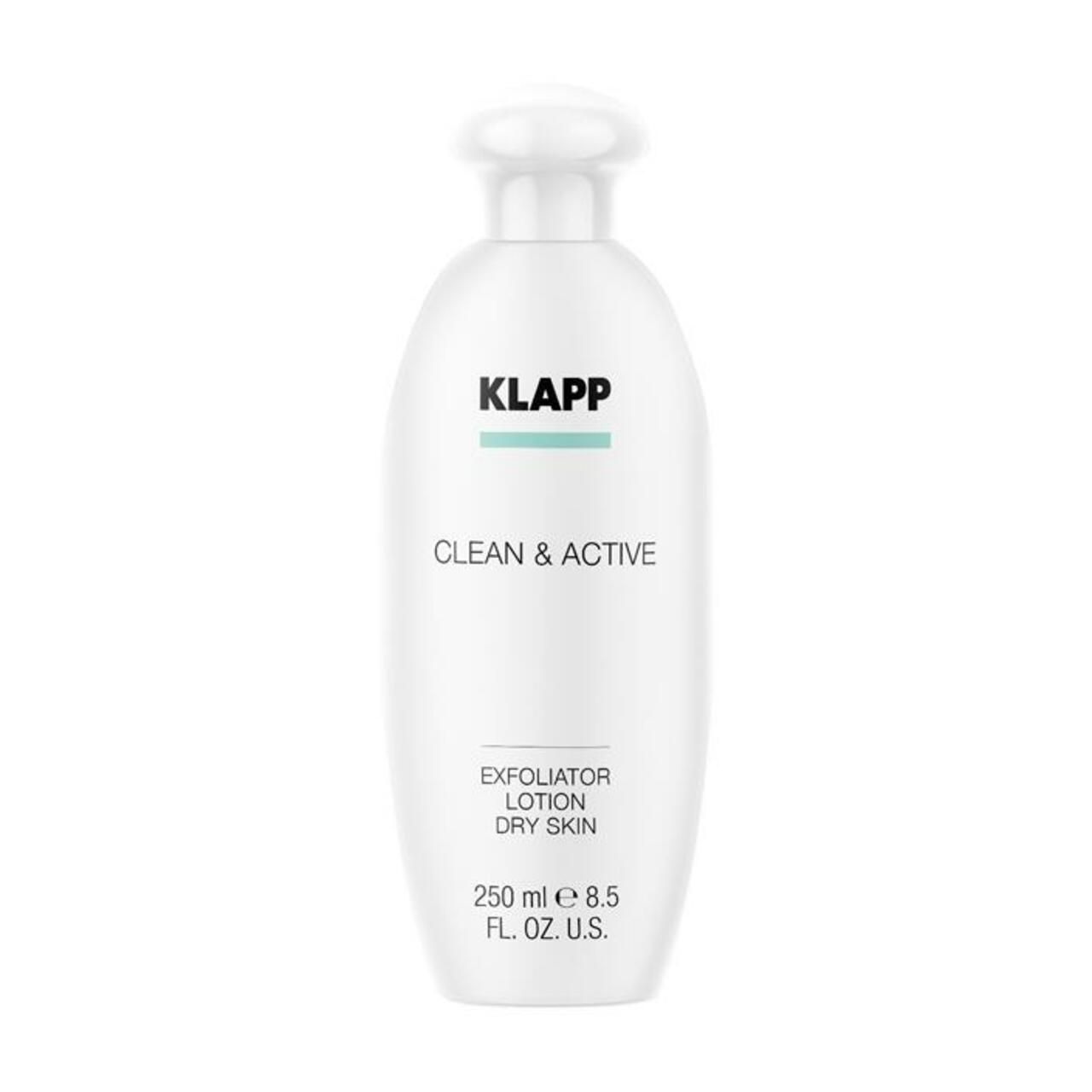 Klapp, Clean & Active Exfoliator Lotion Dry Skin