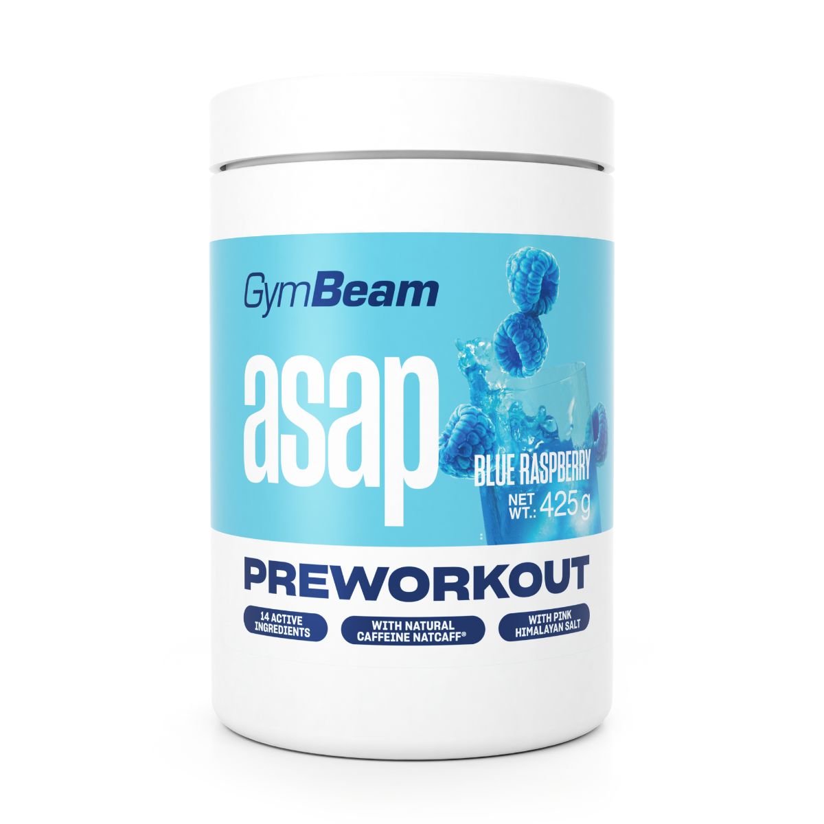 GymBeam Asap Pre-Workout Pulver mit Natcaff Koffein 425 g