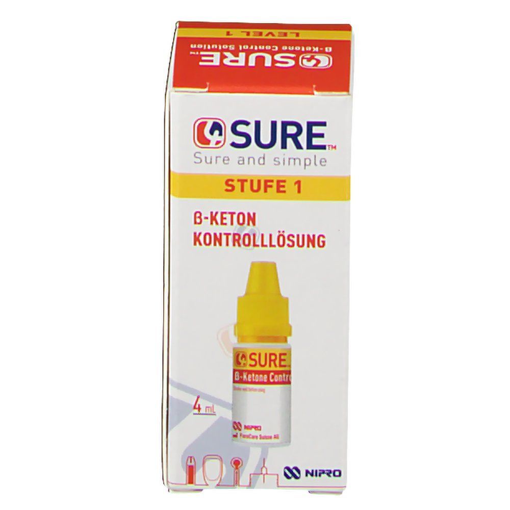 4SURE ß-Keton Kontrolllösung Stufe 1