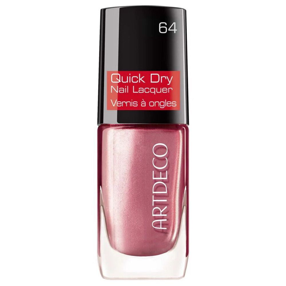 Artdeco Quick Dry Nail Lacquer, Flasche mit rosafarbenem Nagellack, Nummer 64.