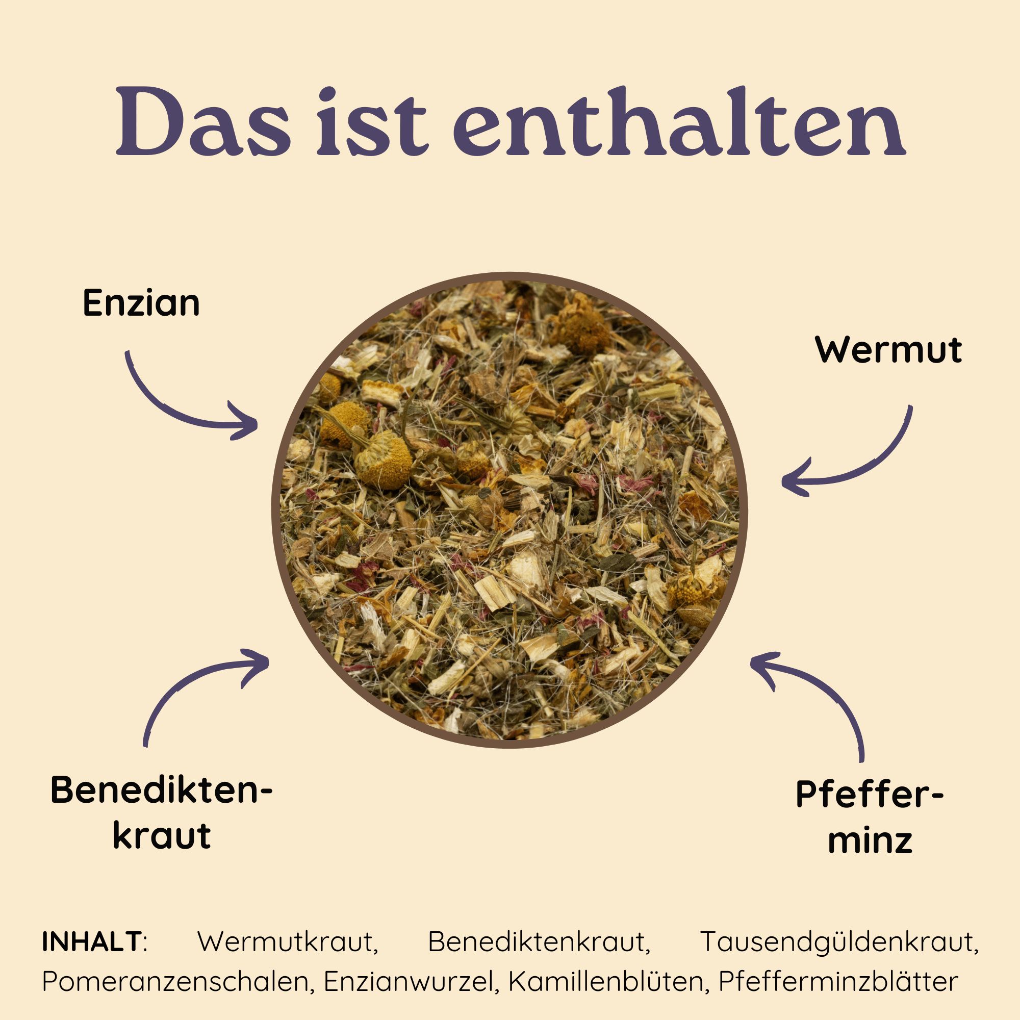 Schlosskräuter Bittertee Kräutertee mit Bitterstoffen