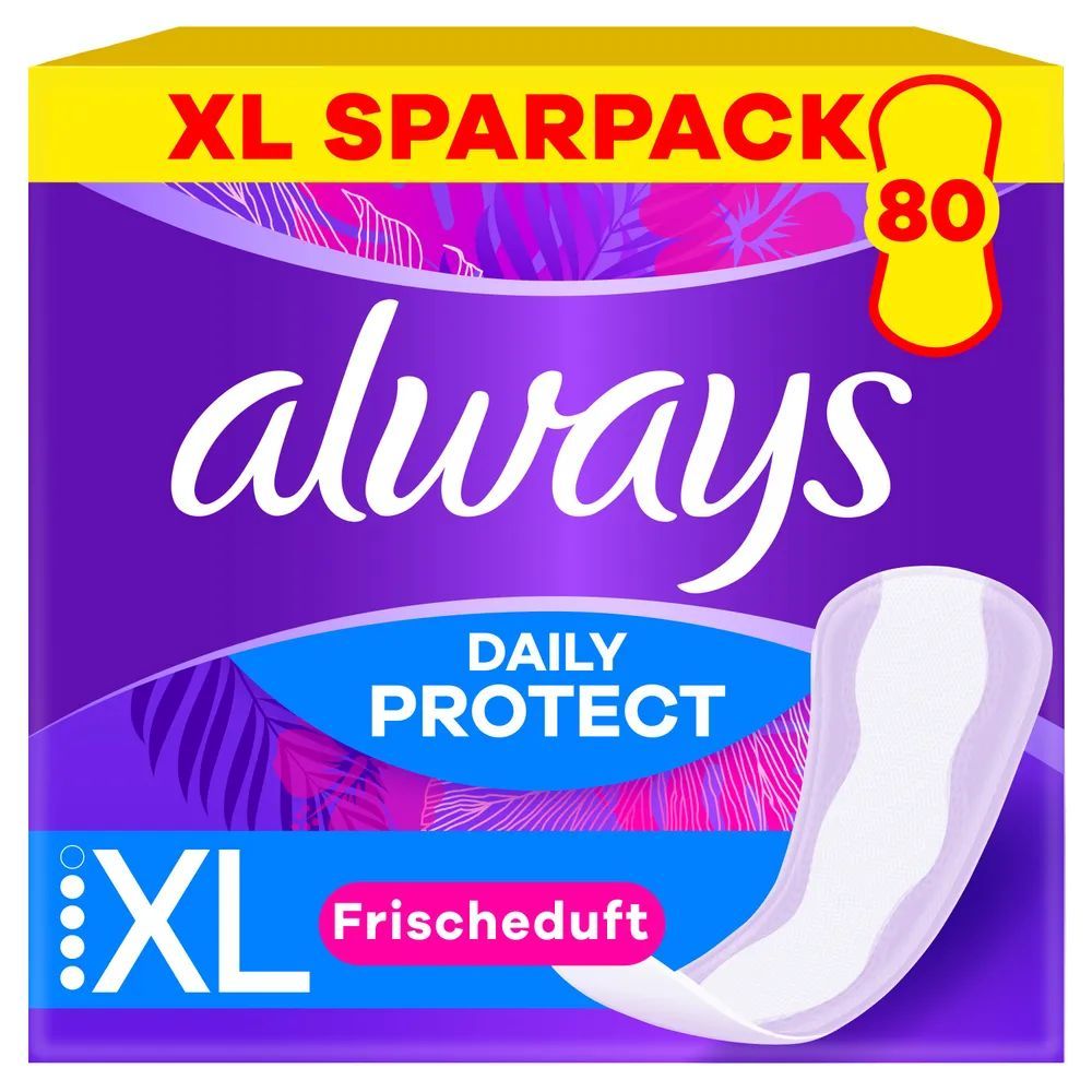 always Slipeinlage Daily Protect Extra Long mit Frischeduft Duo BigPack