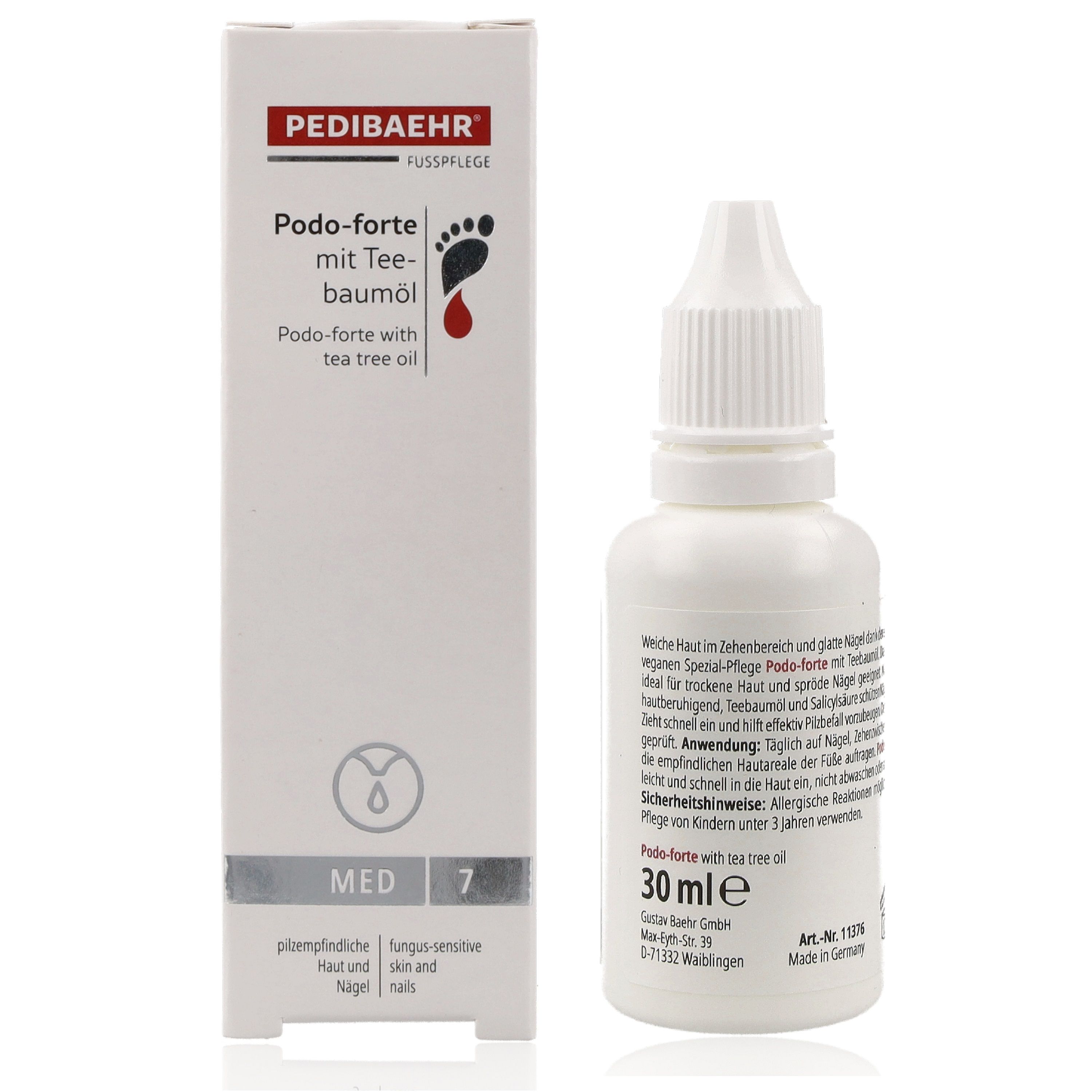 Pedibaehr MED Podo-forte mit Teebaumöl Fluid
