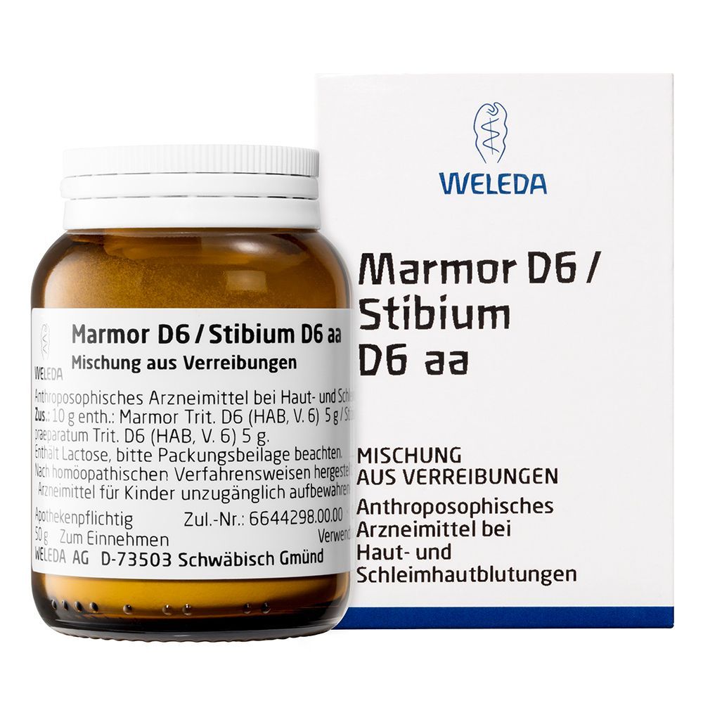 Marmor D6 / Stibium D6 aa Trituration