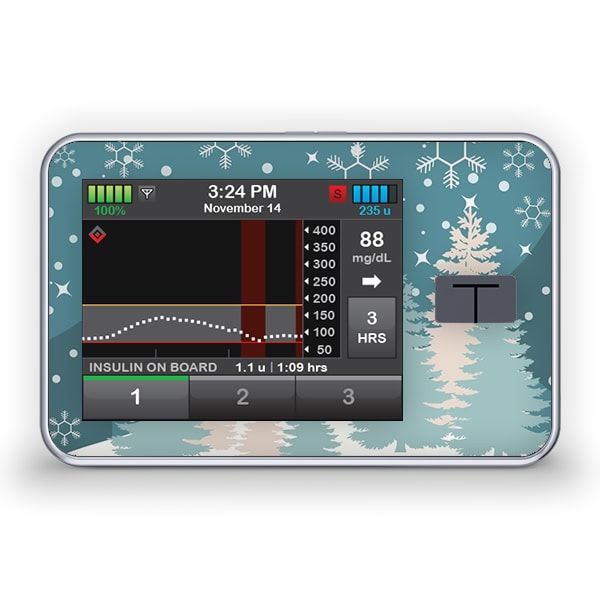 Diasticker® Tandem t:slim X2 Sticker "Winter Wonderland"