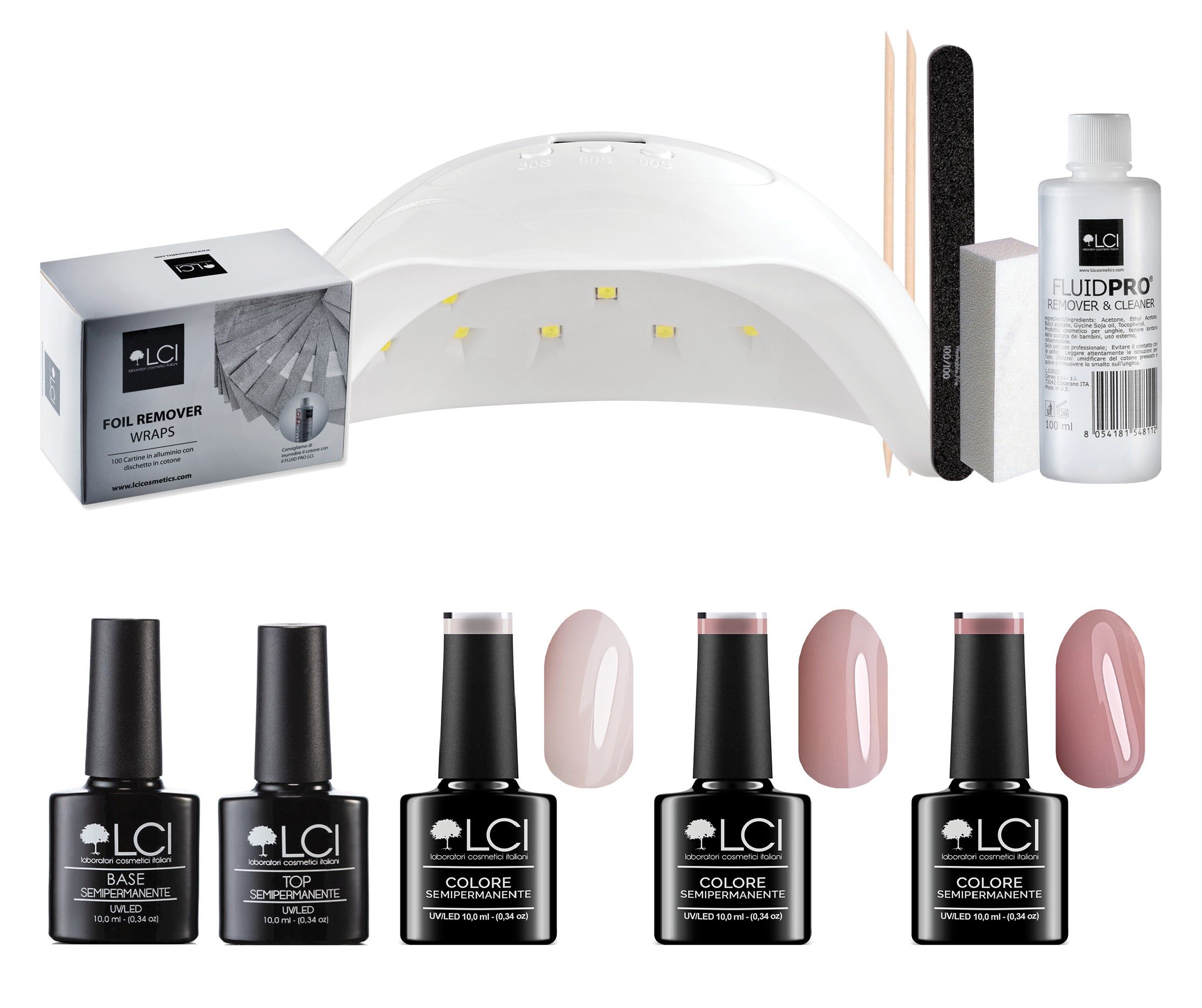 Kit Semipermanente LCI - 3 Colori - SOAP lampada igoo 48w