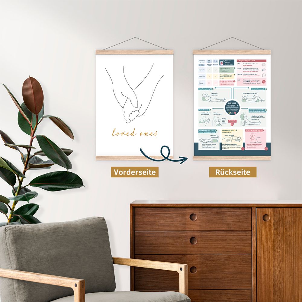 littleplan® Erste-Hilfe-Poster Erwachsene Hands