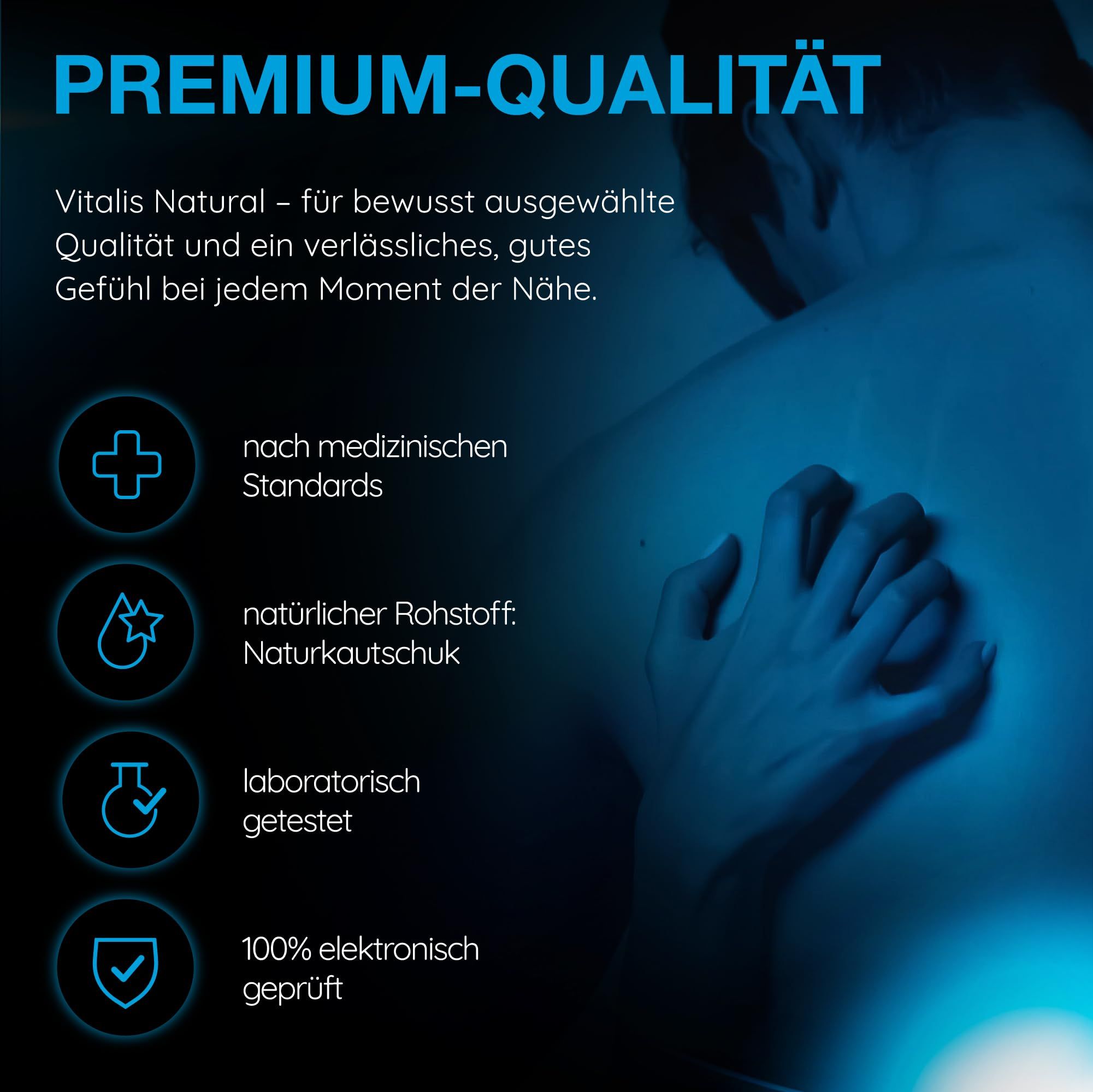Vitalis PREMIUM Natural: Nach medizinischen Standards, Naturkautschuk, getestet.