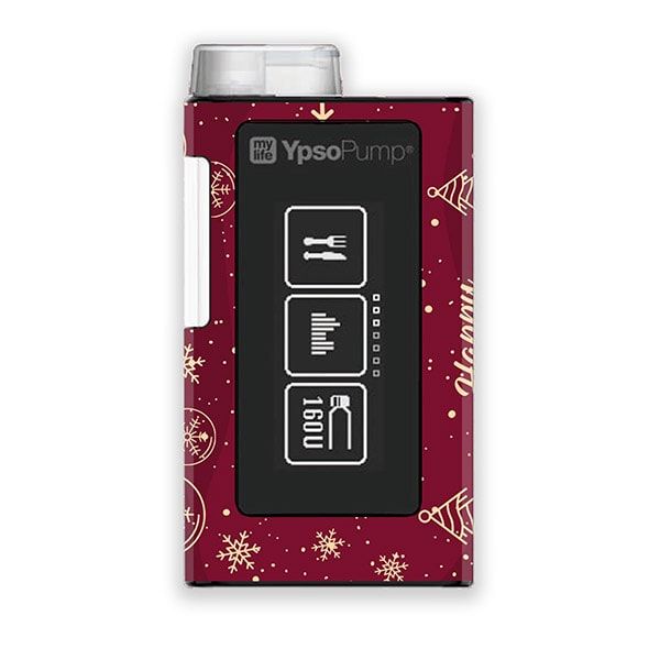 Diasticker® Mylife Ypsopump Sticker "Happy Holidays"