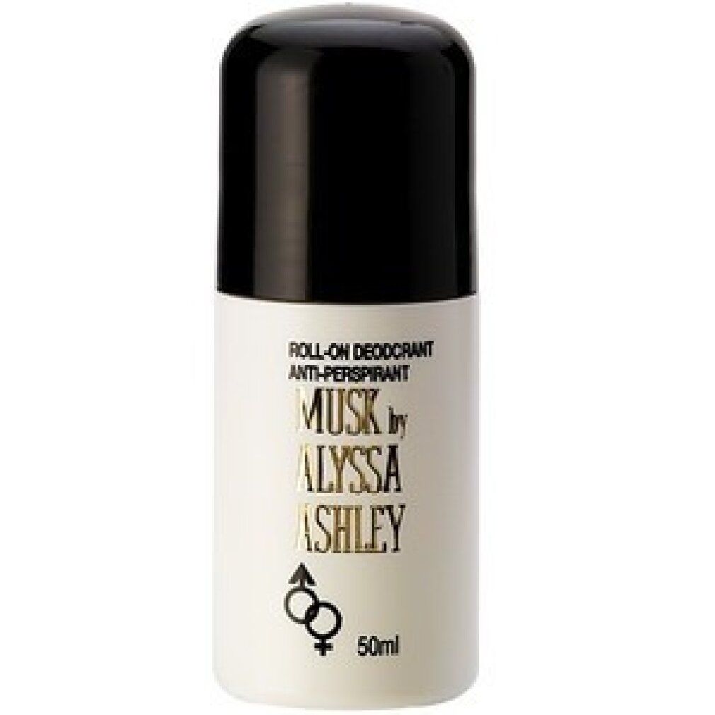 Alyssa Ashley Musk Roll-On Deodorant, 50ml.