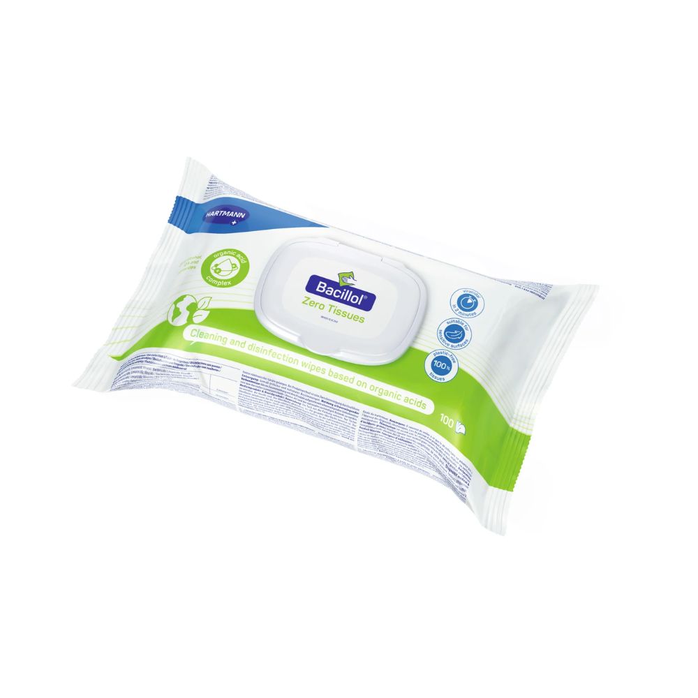 Hartmann Bacillol® Zero Tissues Schnell-Desinfektionstücher