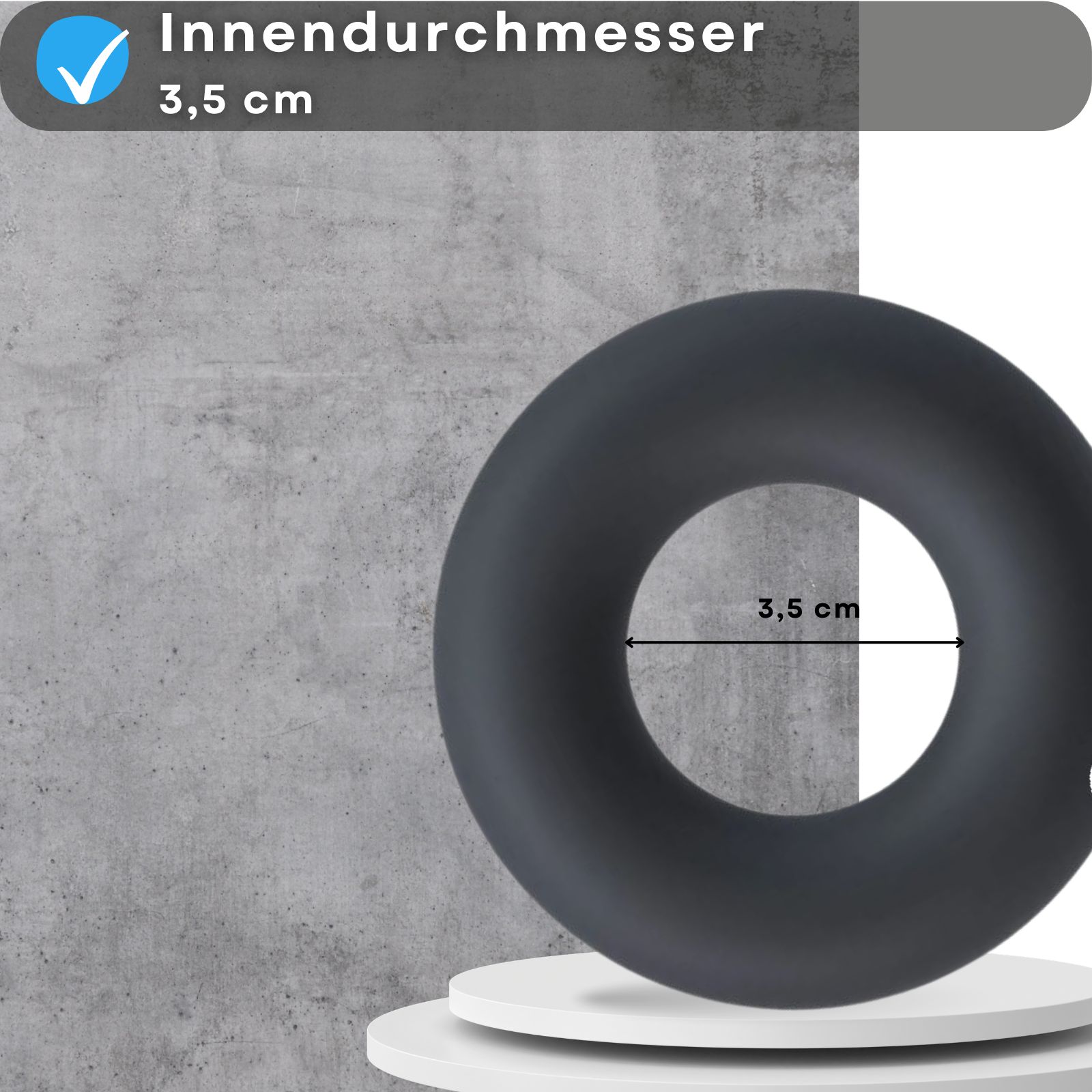 Lovelyness - Penisring aus Silikon - Wide O - M