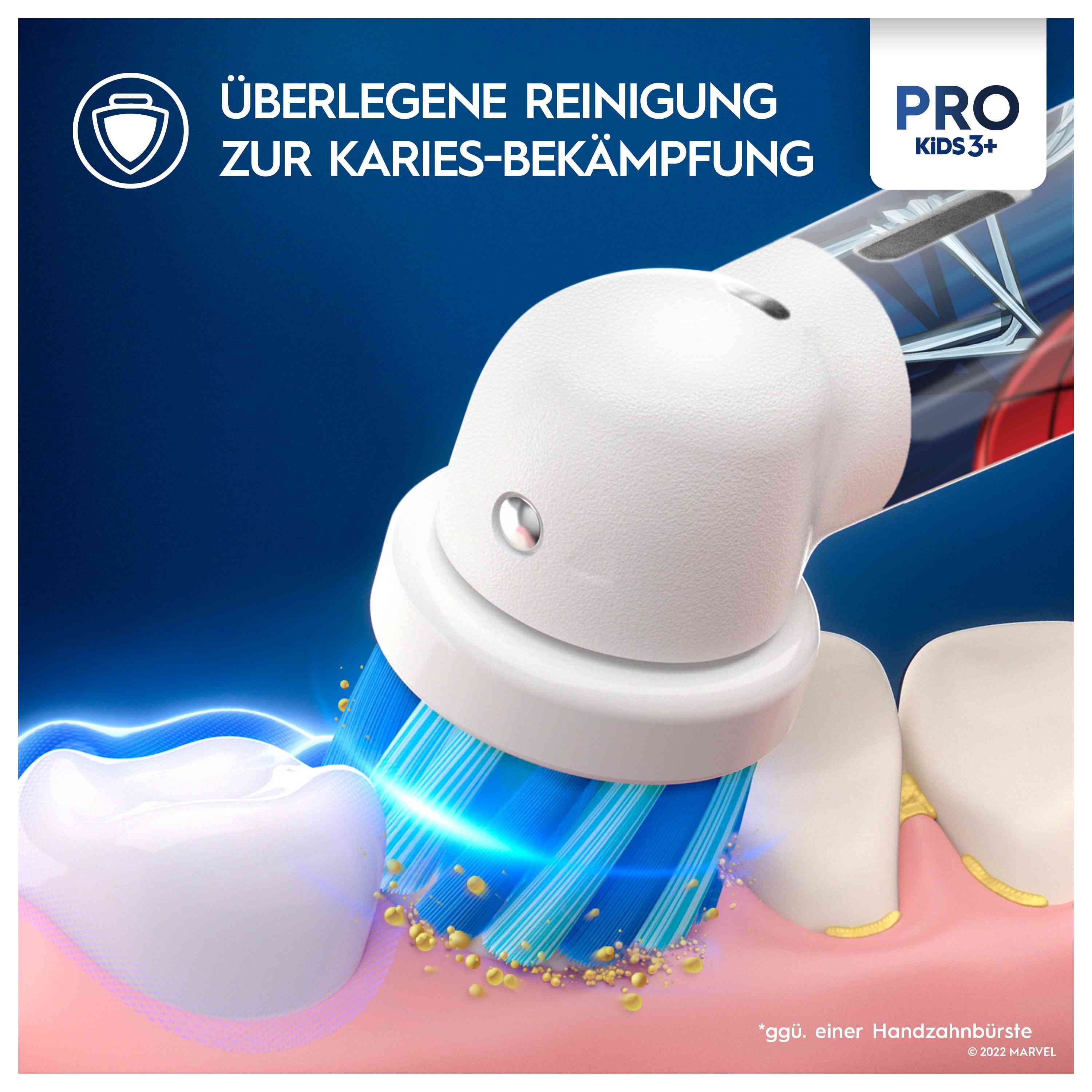 Oral-B KINDERZAHNBÖRSTE MIT REISEETUI (PRO 103 KIDS SPIDERM)