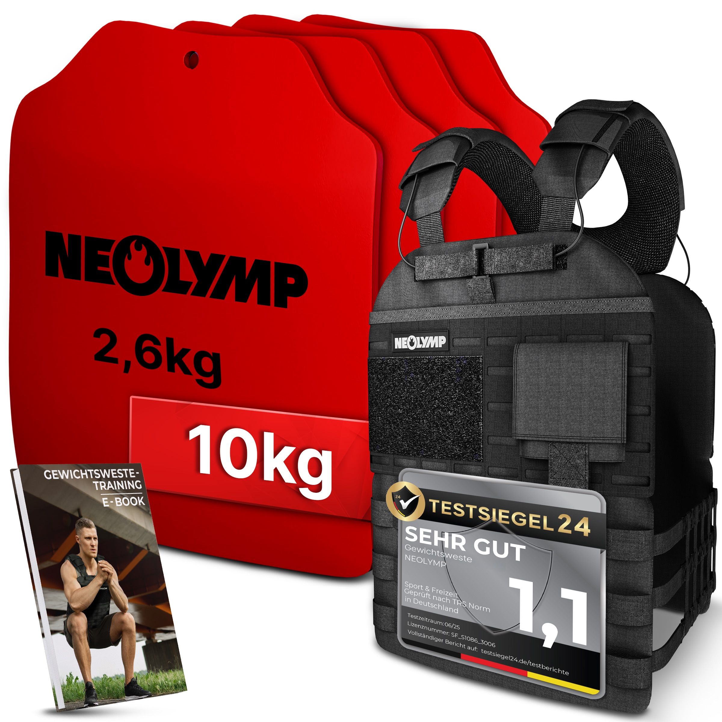 NEOLYMP Gewichtsweste 10 KG